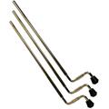 Drum Works Furniture Tom Legs, 21, Aluminum, Gold, 3PK DWSMFLT21ALGD